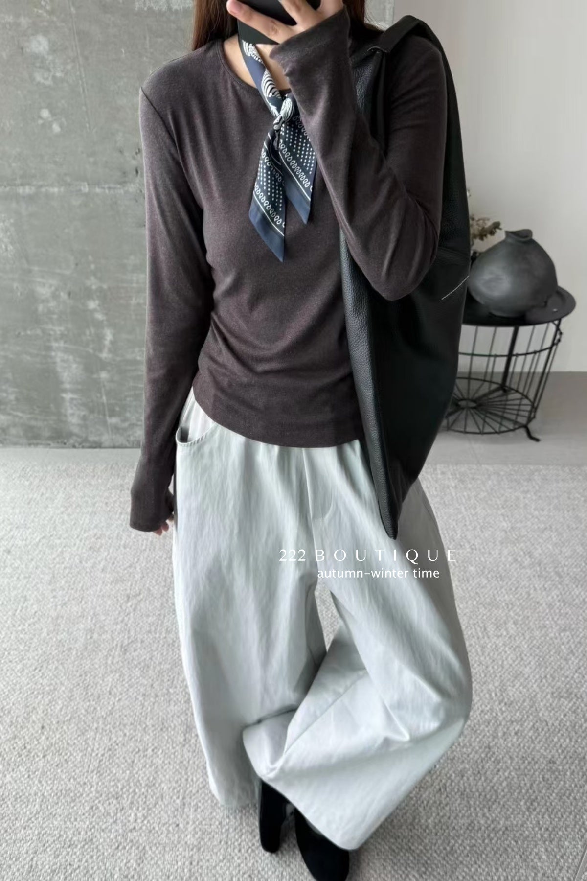 17a108 Cotton long-sleeve top