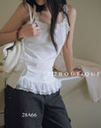 28A66- LACE TRIM CAMI TOP