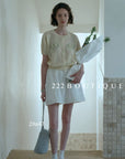 28a47 -  FLORAL KNIT CARDIGAN