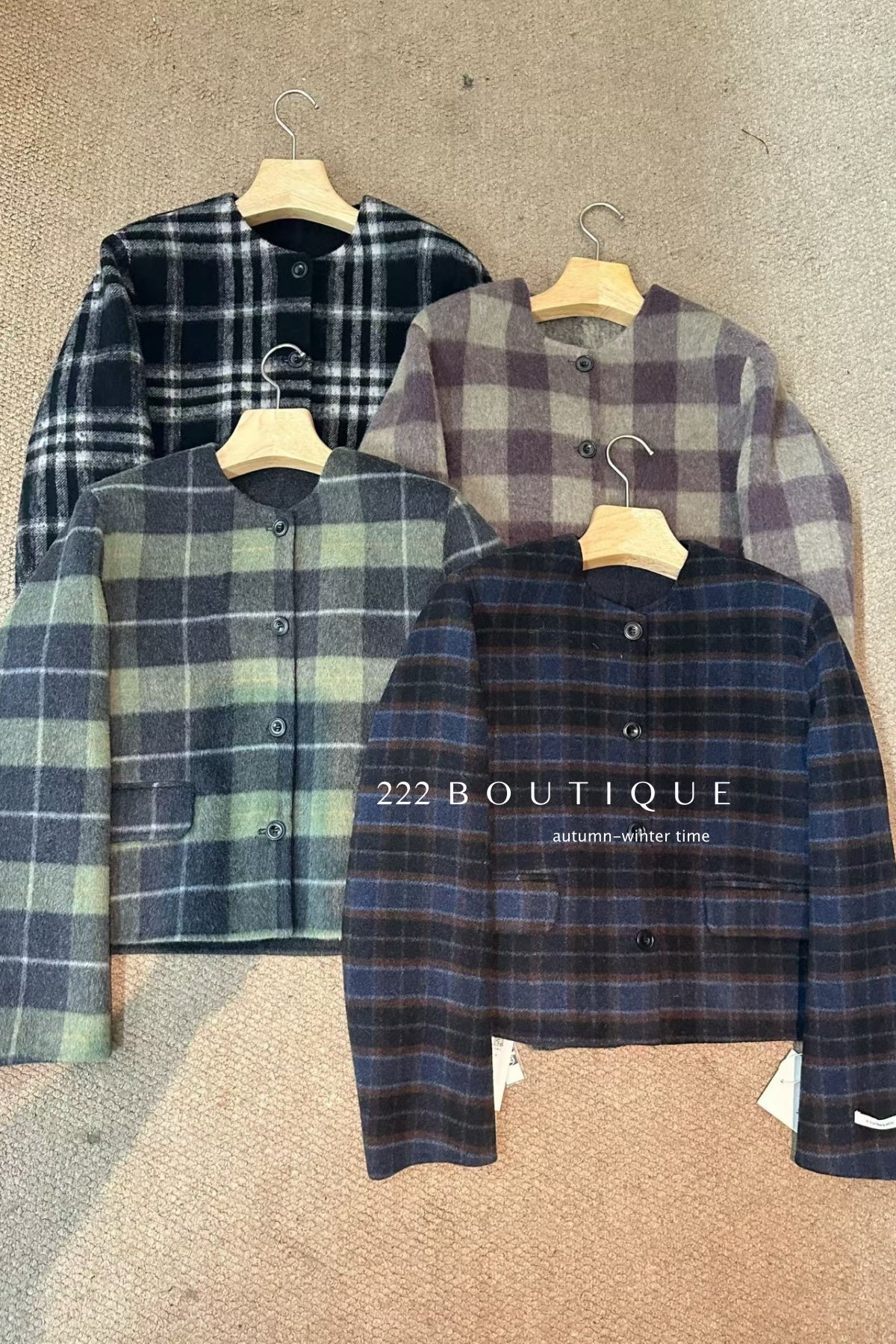 18a40 Cashmere handmade wool coat