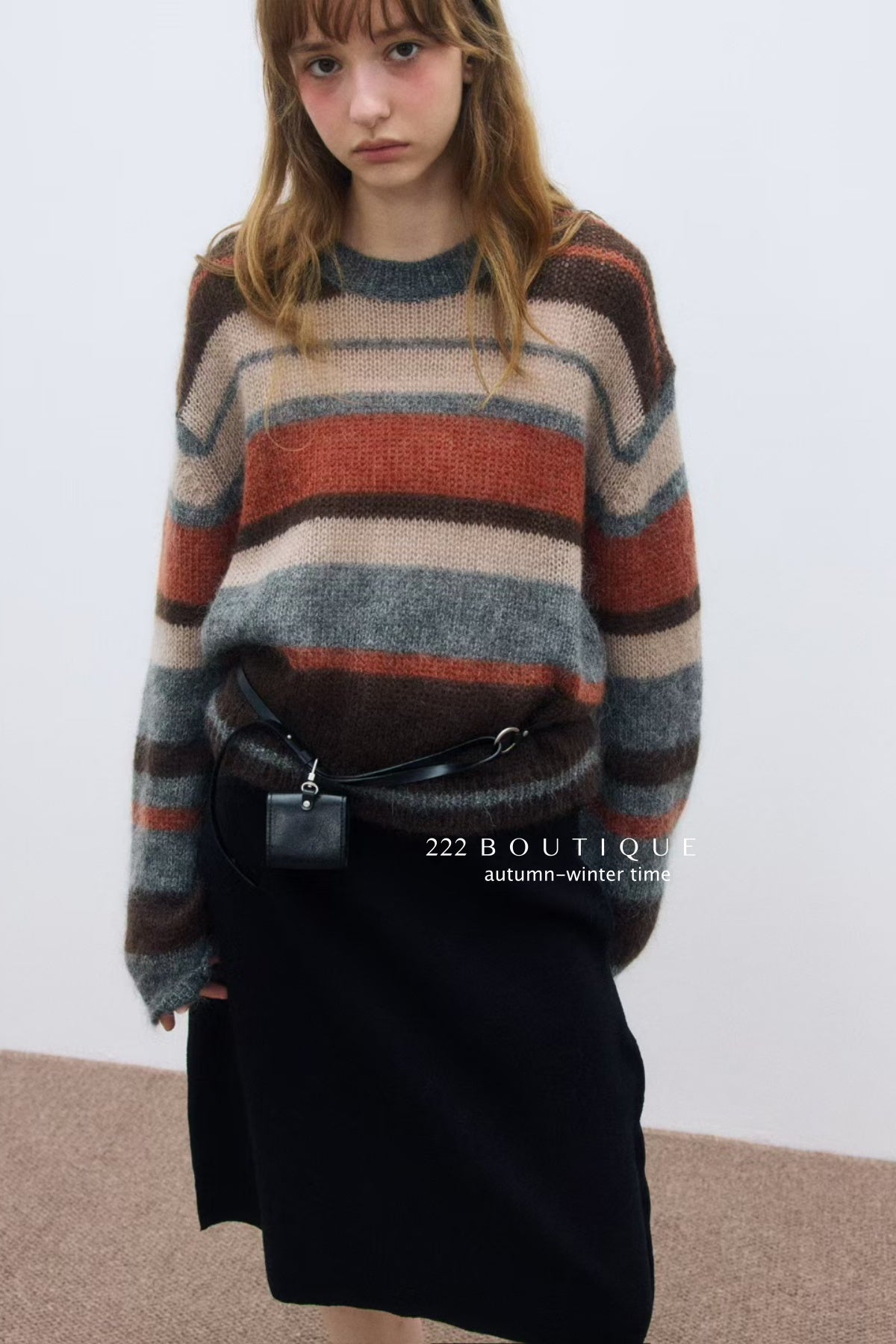 17a92 Striped cashmere sweater