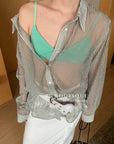 12a47 Sheer striped shirt – Korean tailoring