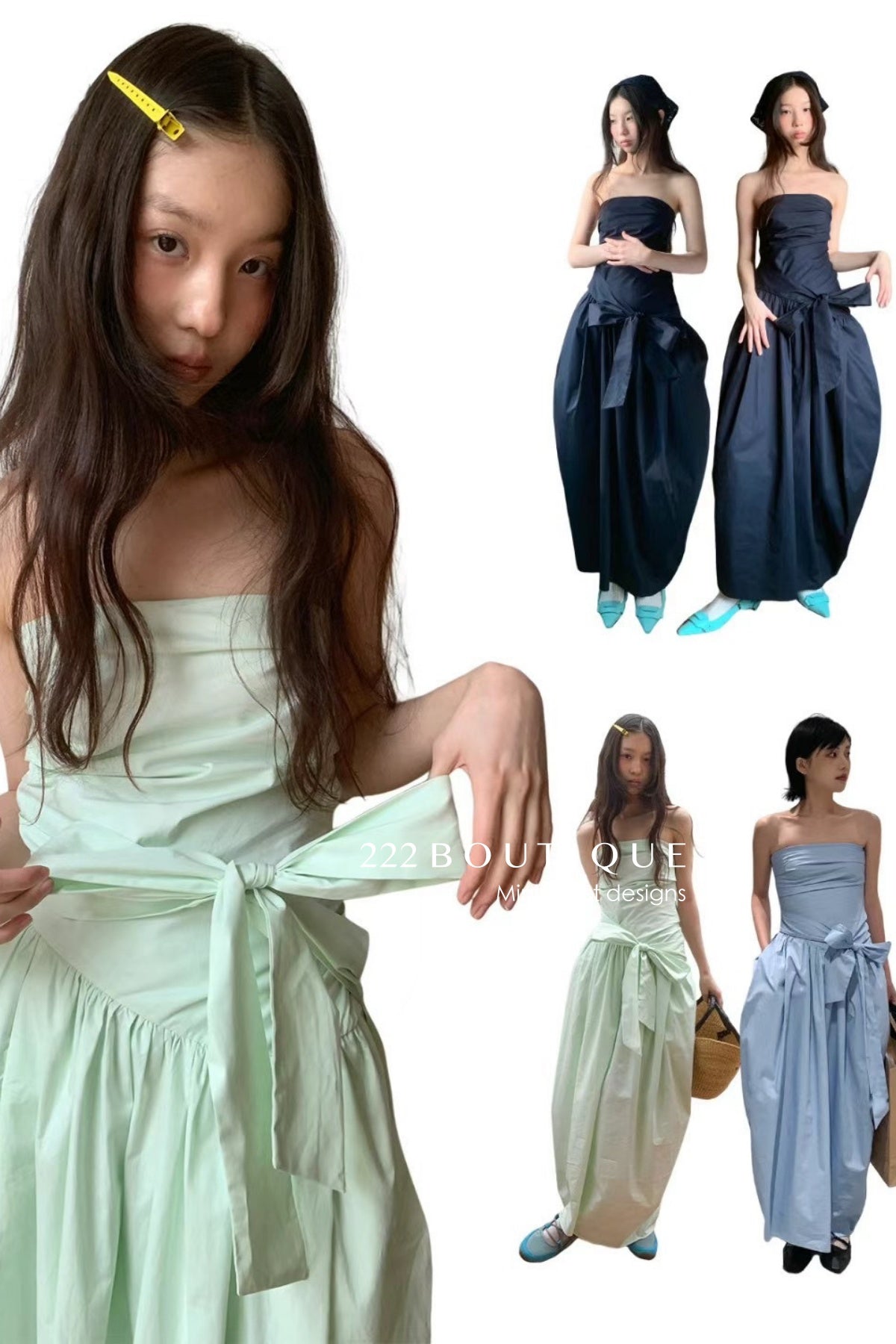 12v46 Ruched Strapless Dress – Volume &amp; Detail