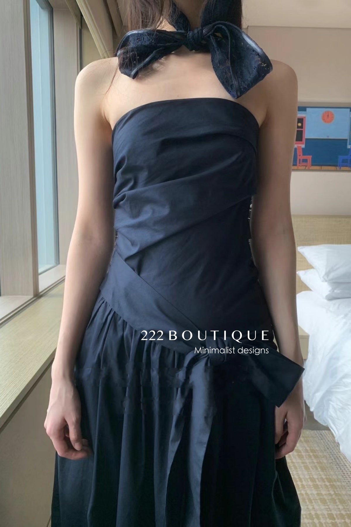 12v46 Ruched Strapless Dress – Volume &amp; Detail
