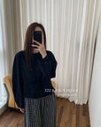 17a9 Peplum blouse with ruffled collar