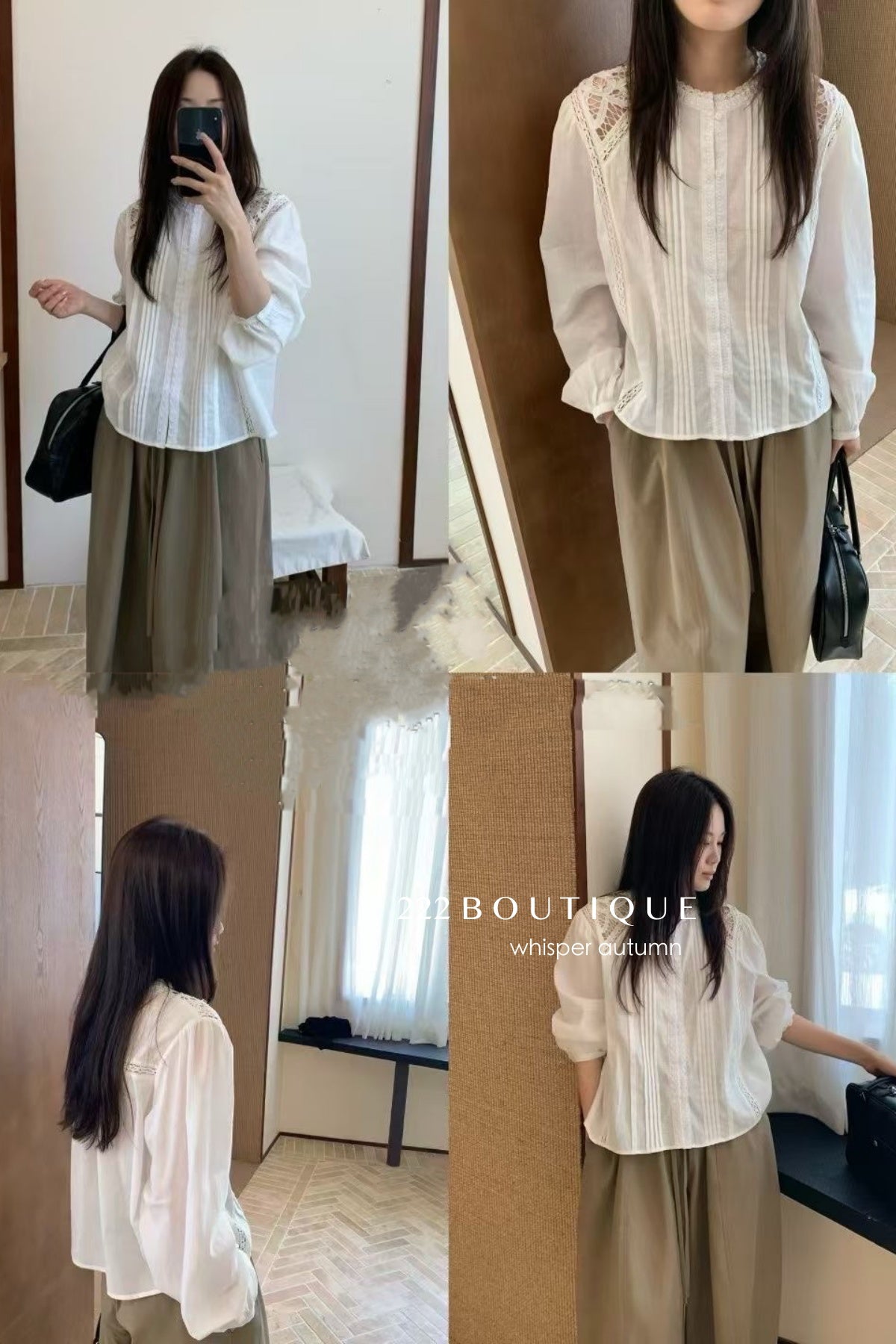 17a10 Basic cotton-blend shirt