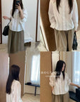 17a10 Basic cotton-blend shirt