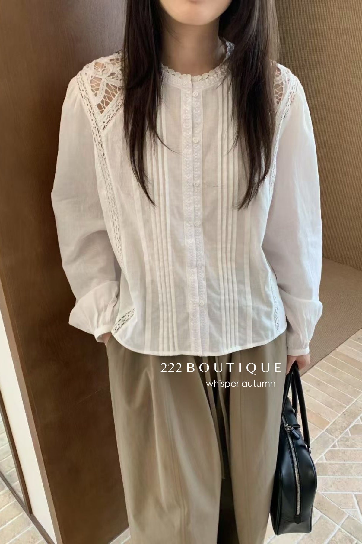 17a10 Basic cotton-blend shirt