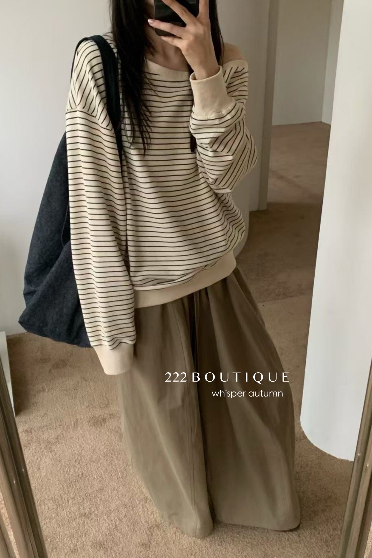 17a12 Off-shoulder Mongtoghi knit