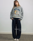 17a17 Cropped printed sweater