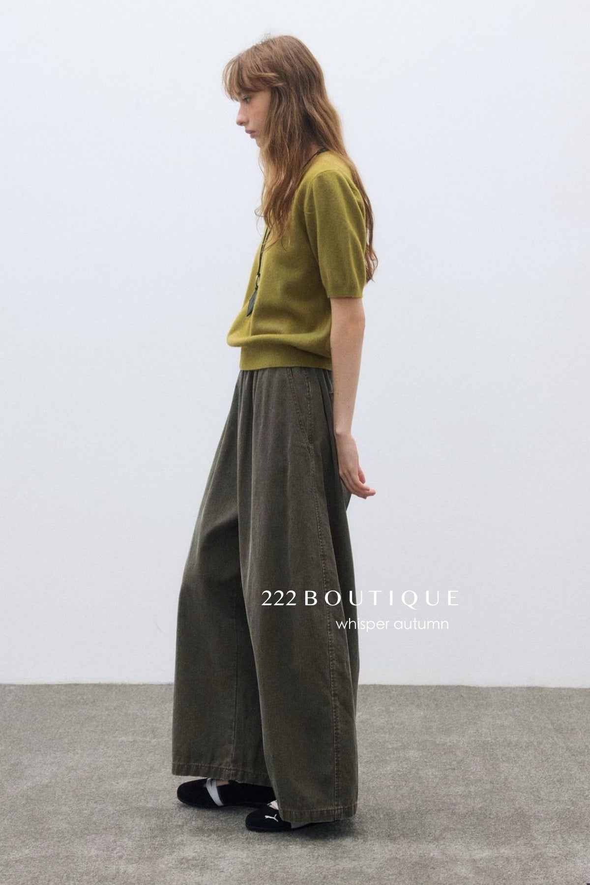 17q12 y elastic-waist pants