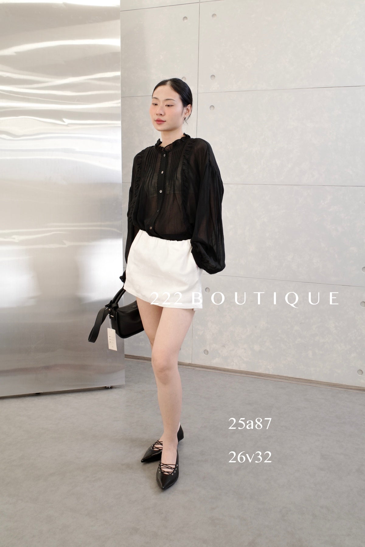 25a87 - VINTAGE SHEER BLOUSE