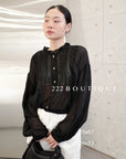 25a87 - VINTAGE SHEER BLOUSE