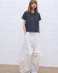 17q11 Corduroy elastic-waist pants