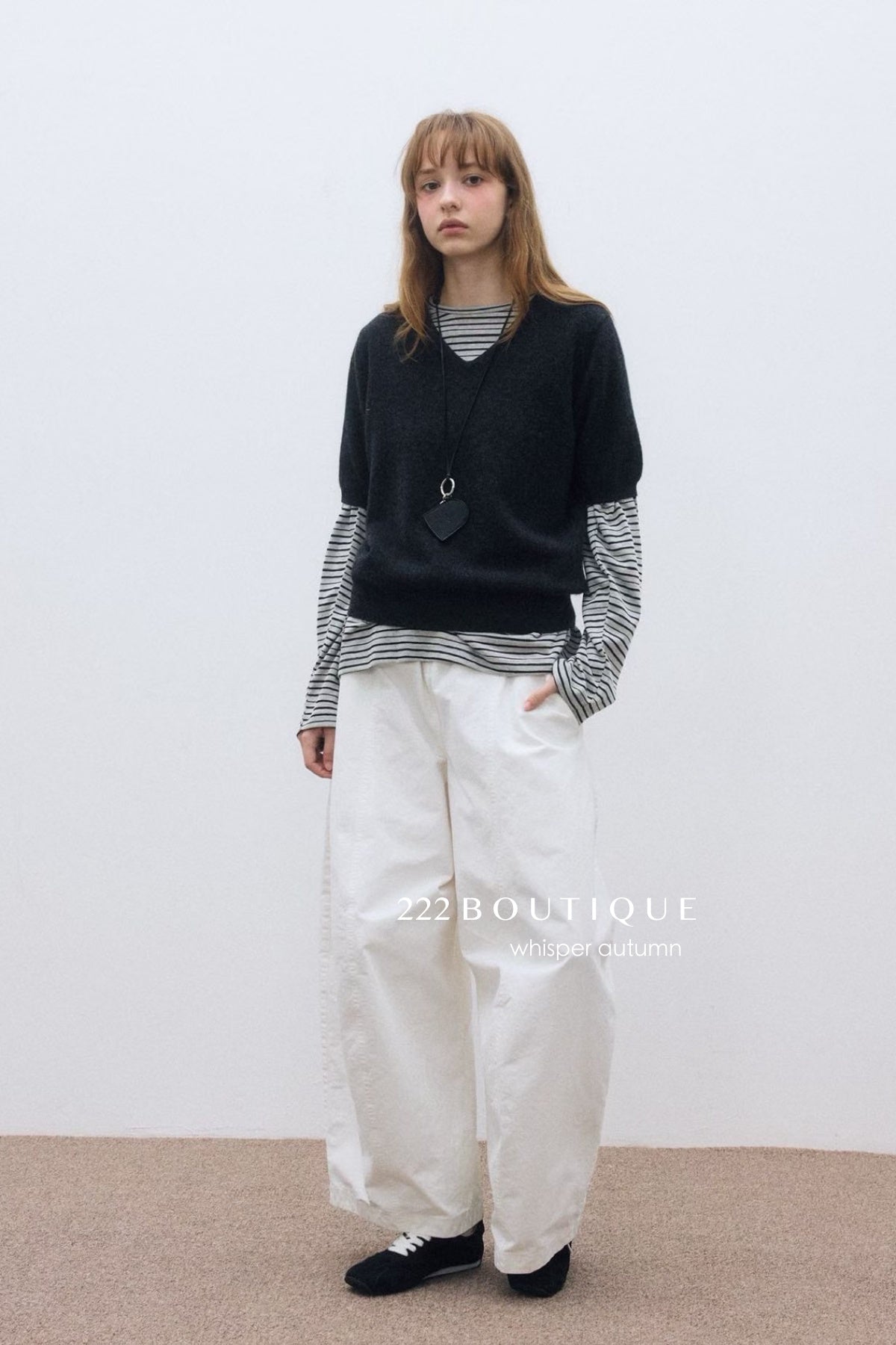 17q11 Corduroy elastic-waist pants