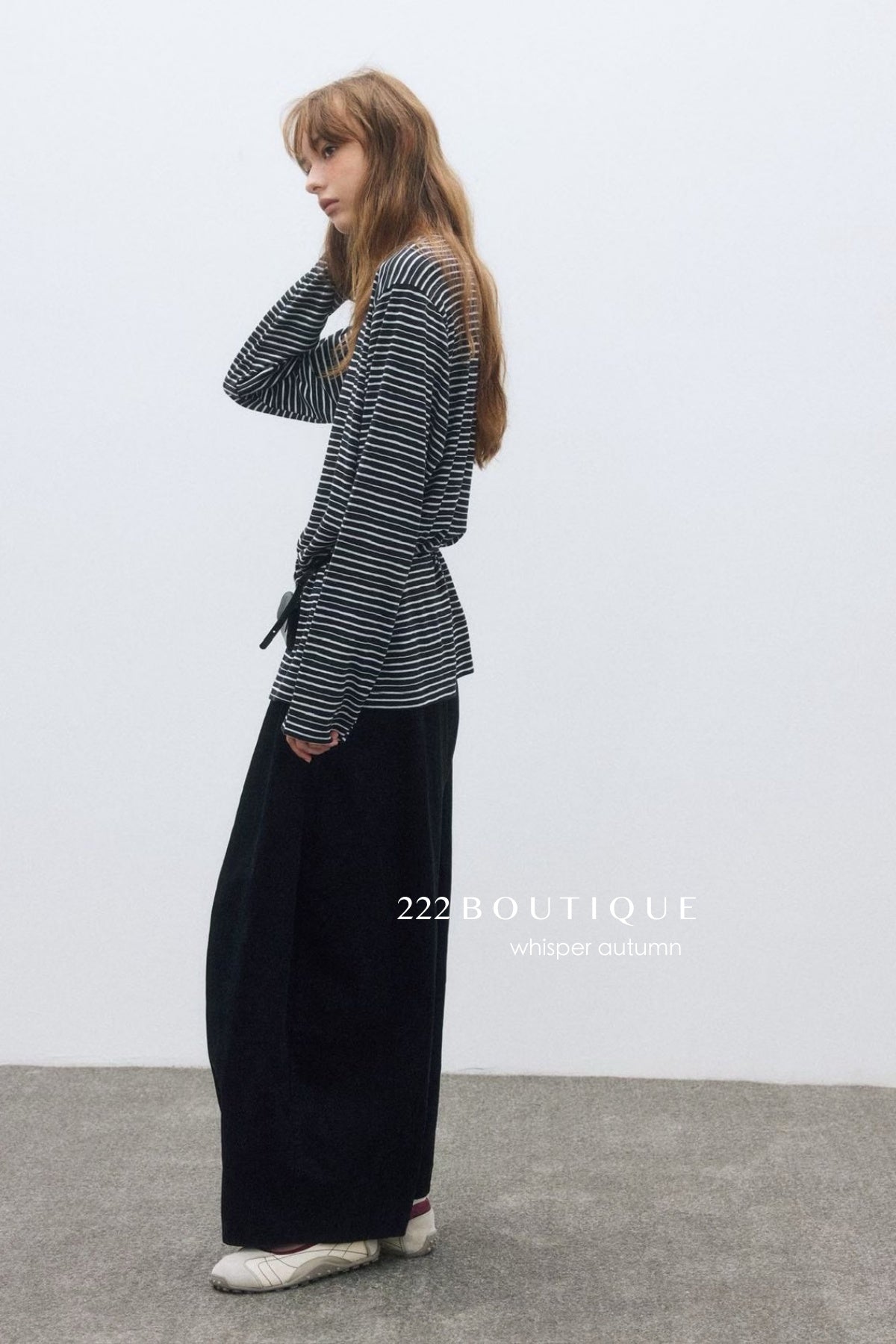 17q11 Corduroy elastic-waist pants