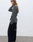 17q11 Corduroy elastic-waist pants