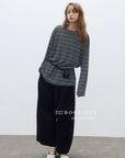 17q11 Corduroy elastic-waist pants