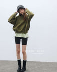17a19 Round-neck cashmere sweater