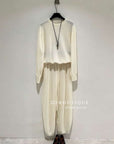 17q13 Cashmere knit trousers