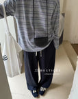 17q15 Cotton jogger trousers with elastic wais