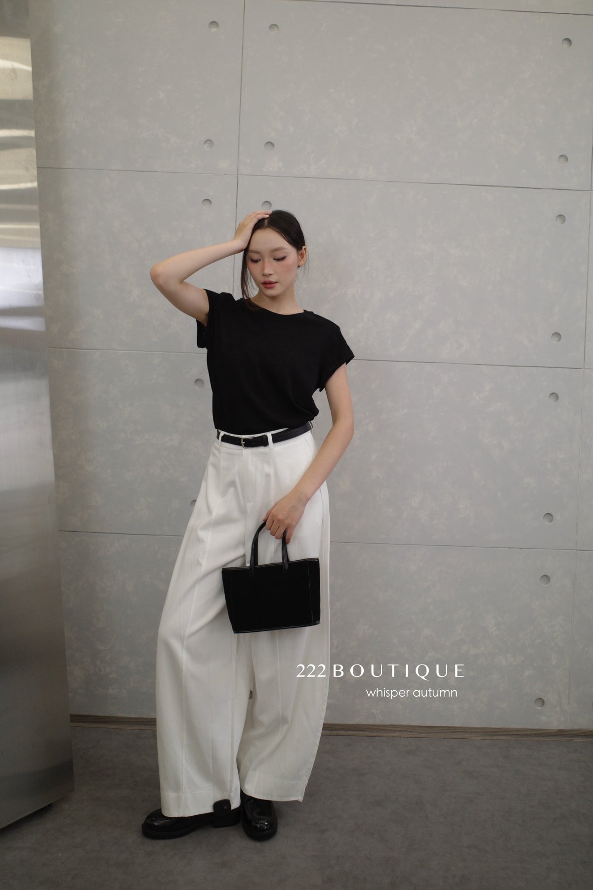 16A8 Basic Mongtoghi cashmere top