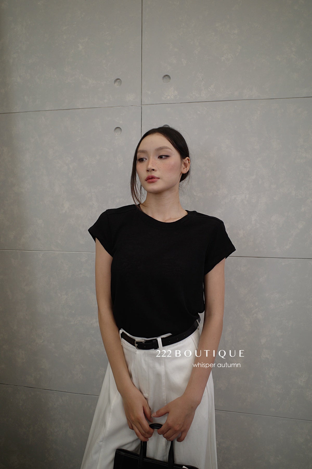16A8 Basic Mongtoghi cashmere top