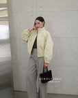 16a5 Lightweight khaki jacket with high collar