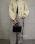 16a5 Lightweight khaki jacket with high collar
