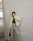 16a5 Lightweight khaki jacket with high collar