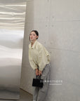 16a5 Lightweight khaki jacket with high collar