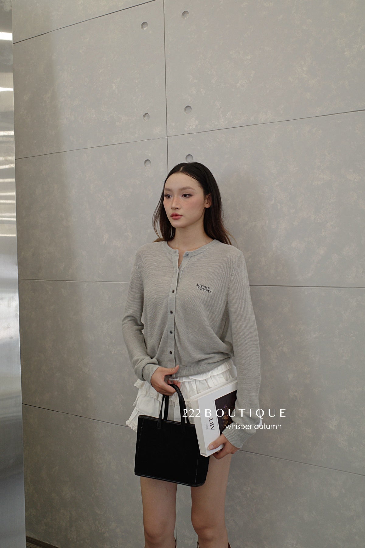 16a10  Basic Mongtoghi cashmere cardigan