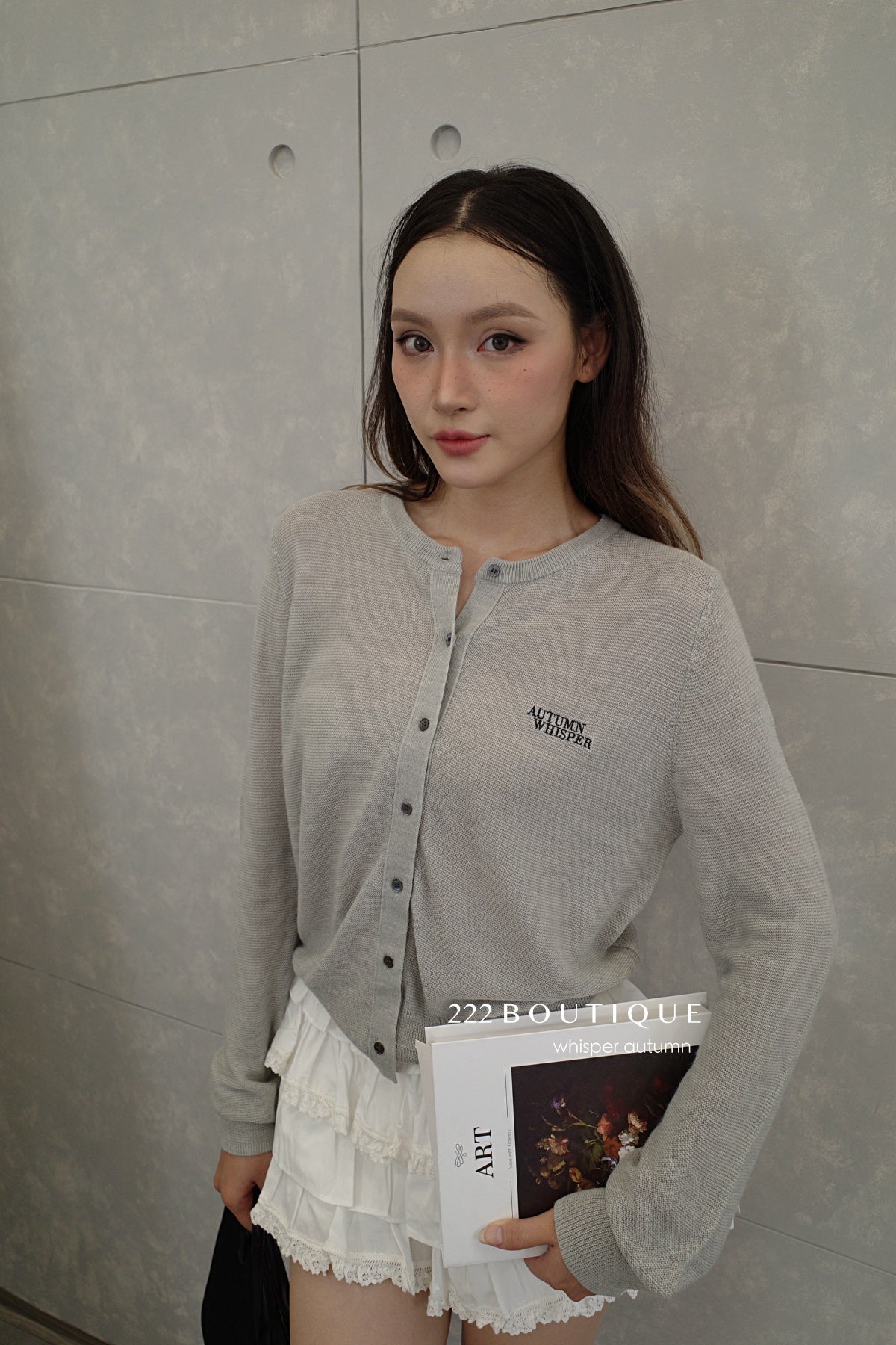 16a10  Basic Mongtoghi cashmere cardigan