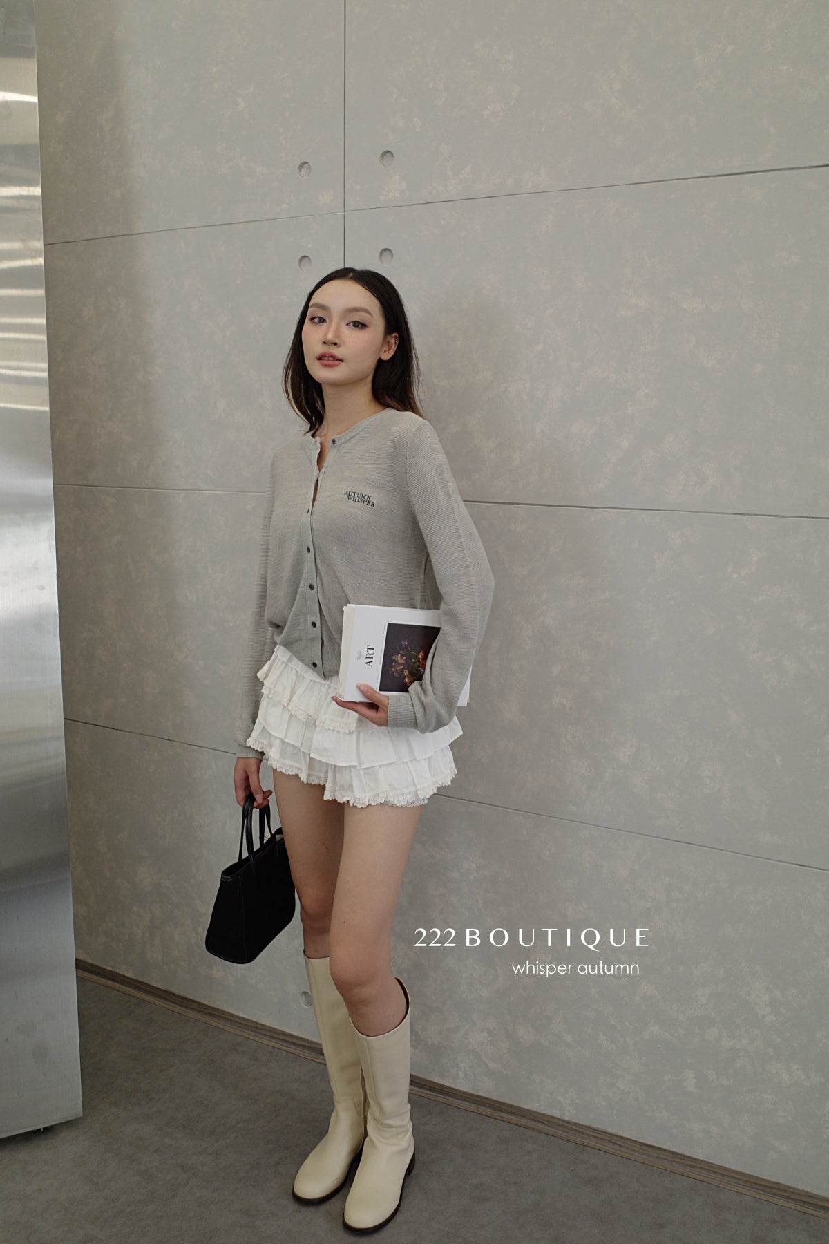 16a10  Basic Mongtoghi cashmere cardigan
