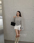 16a10  Basic Mongtoghi cashmere cardigan