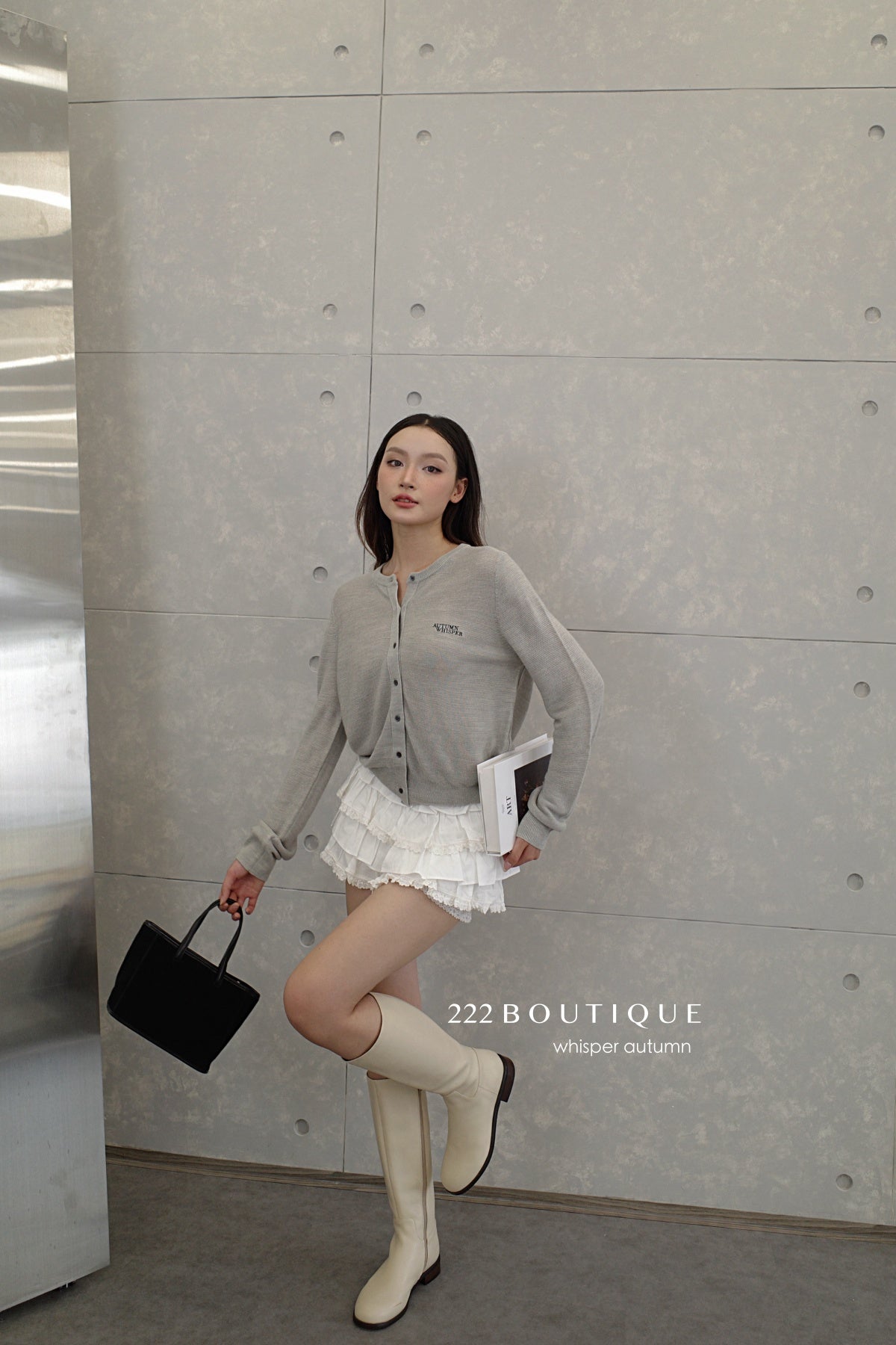 16a10  Basic Mongtoghi cashmere cardigan