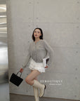 16a10  Basic Mongtoghi cashmere cardigan