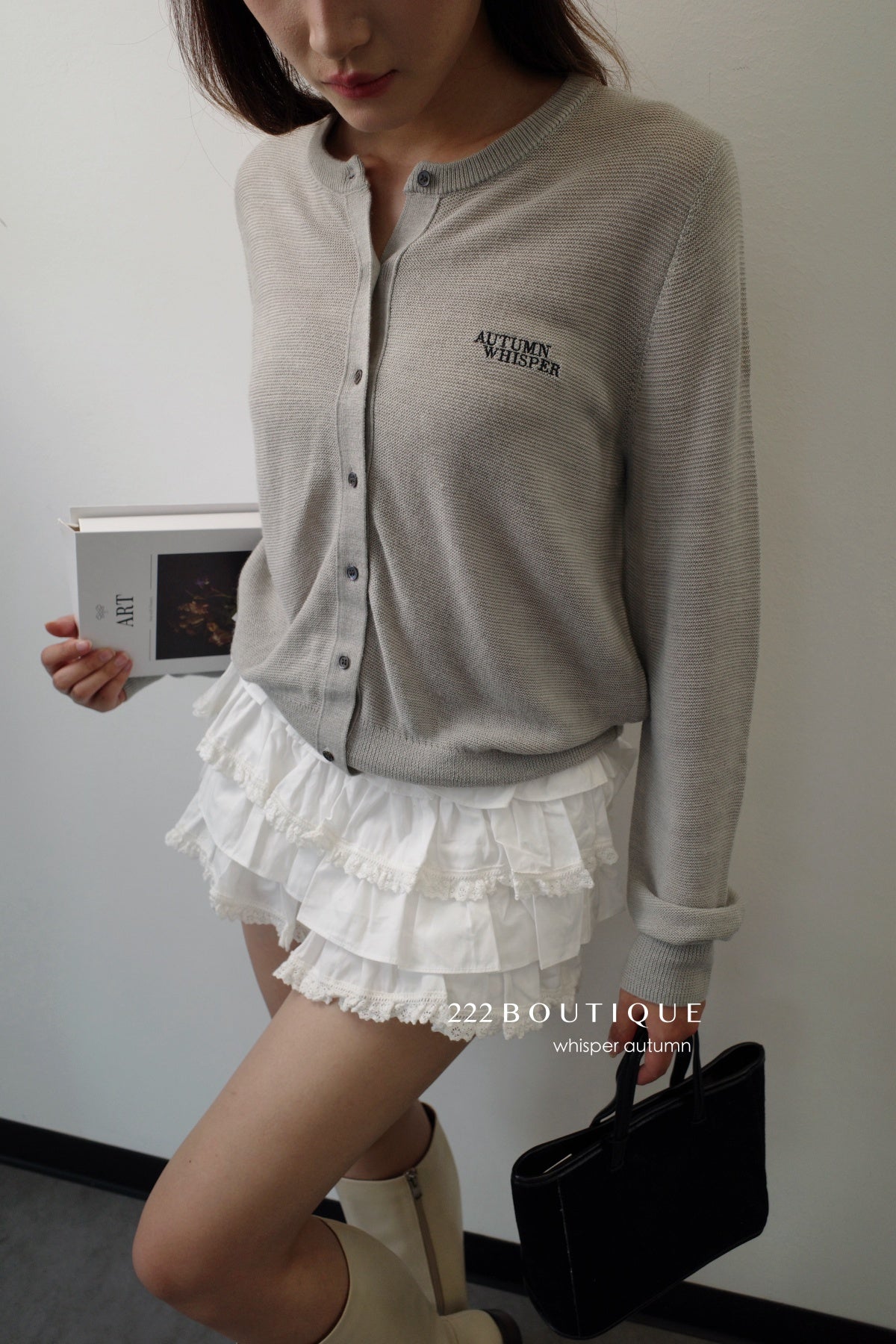 16a10  Basic Mongtoghi cashmere cardigan