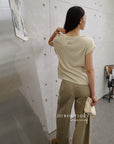 16A8 Basic Mongtoghi cashmere top
