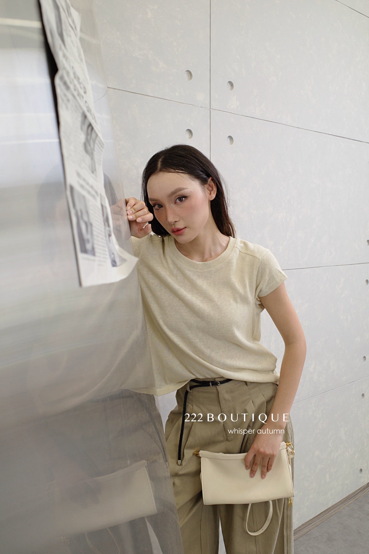 16A8 Basic Mongtoghi cashmere top