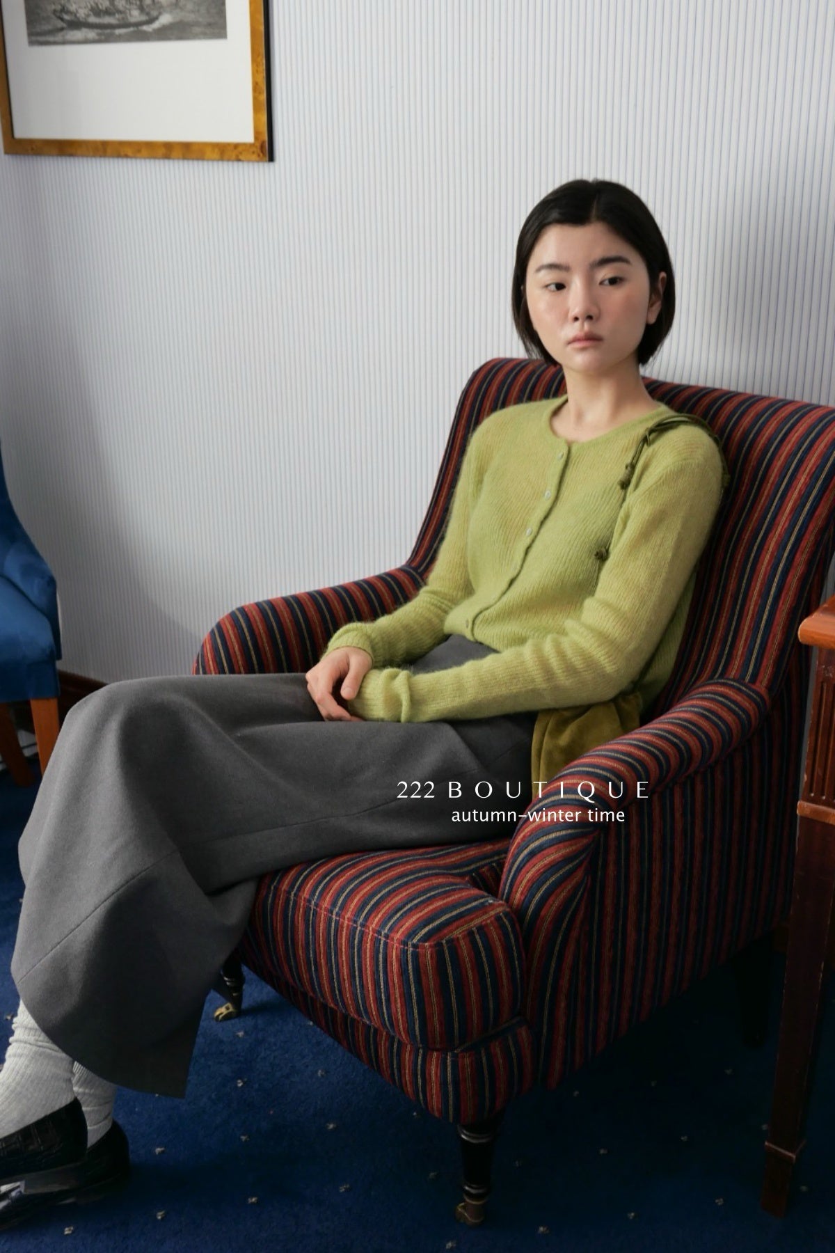 17v12 Poly pencil midi skirt