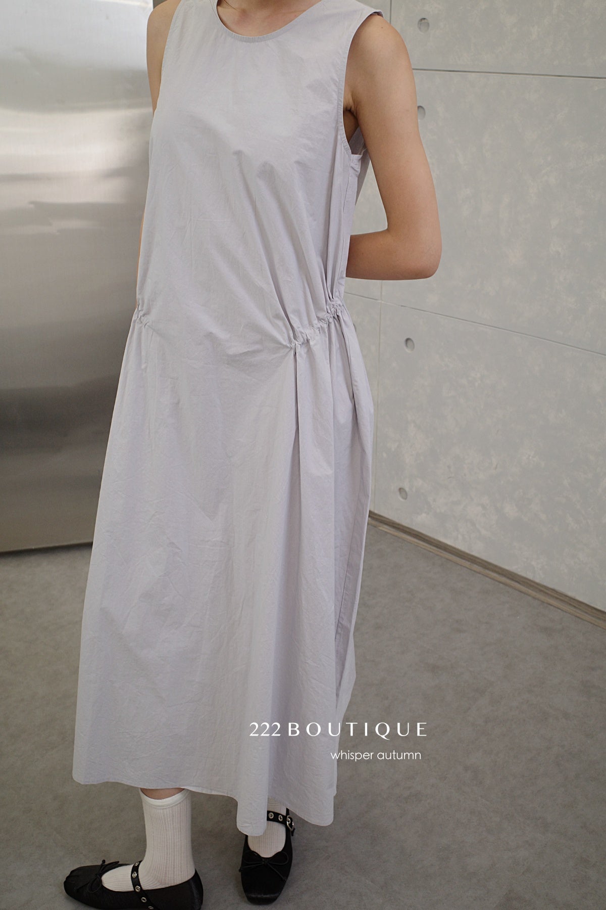 16v8 Tiered round-neck silk dress