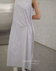 16v8 Tiered round-neck silk dress