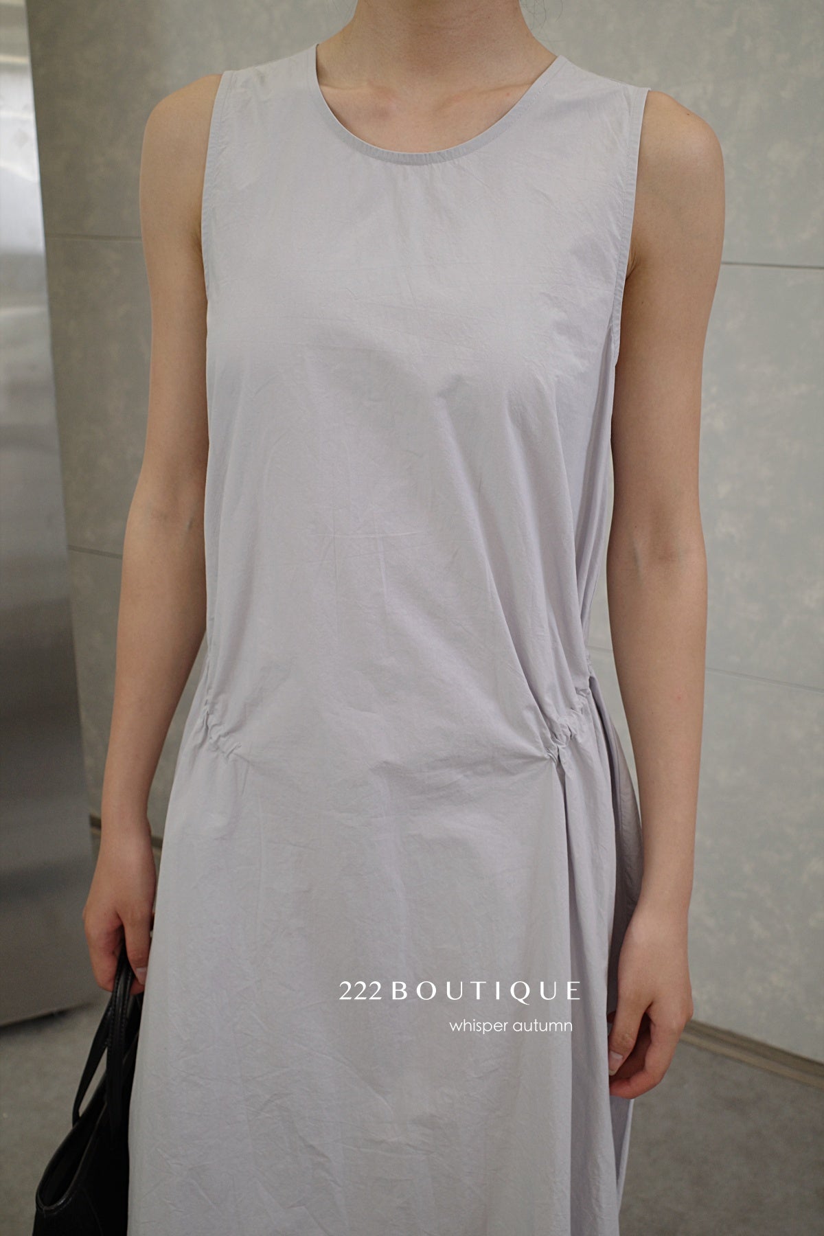 16v8 Tiered round-neck silk dress