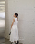16v8 Tiered round-neck silk dress