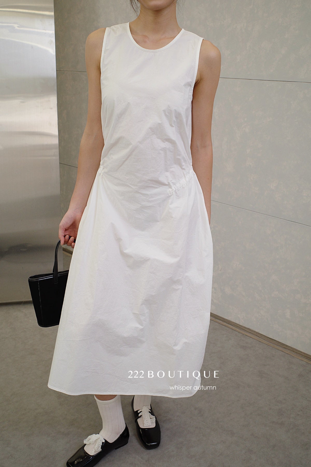 16v8 Tiered round-neck silk dress