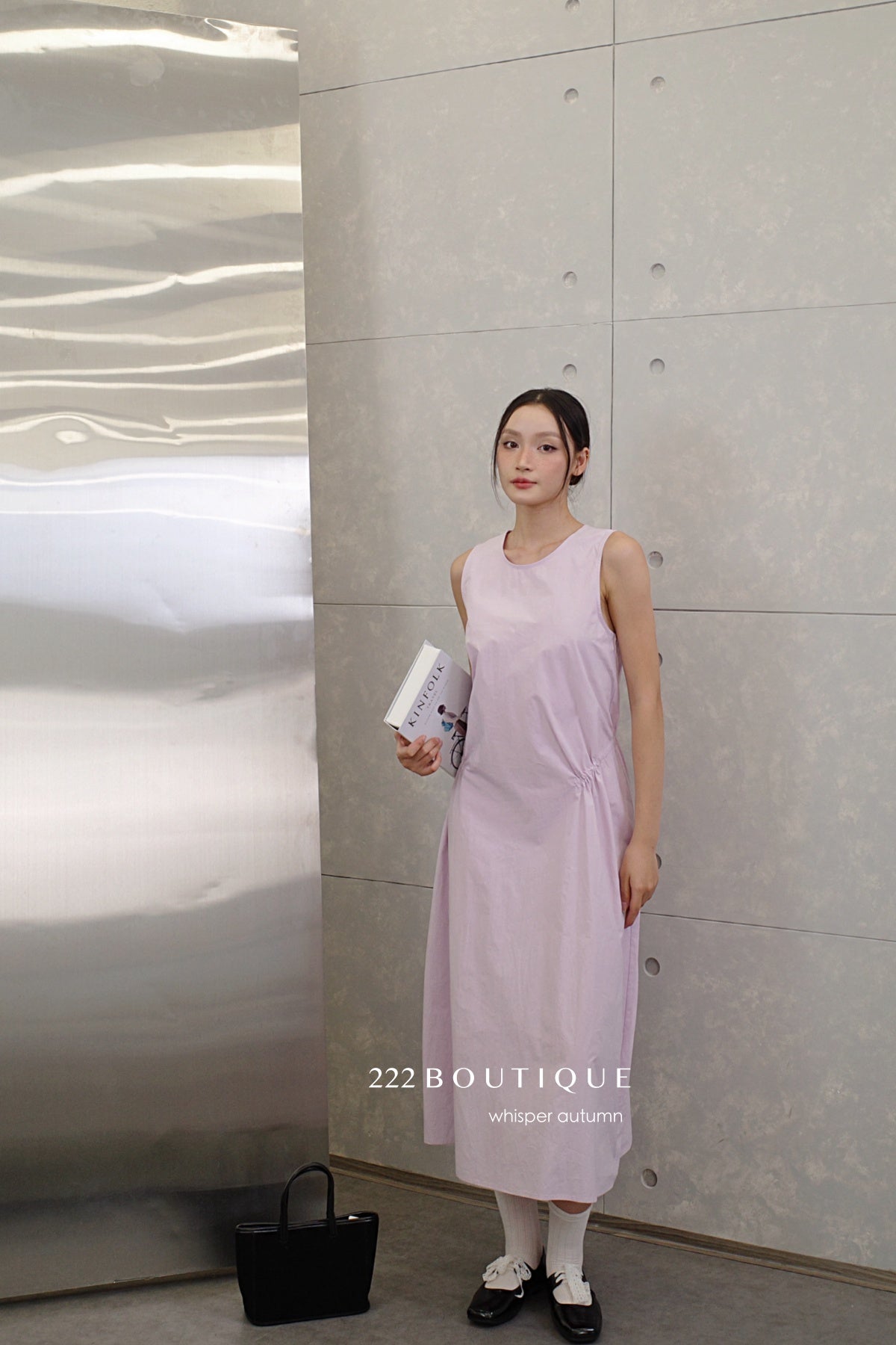 16v8 Tiered round-neck silk dress