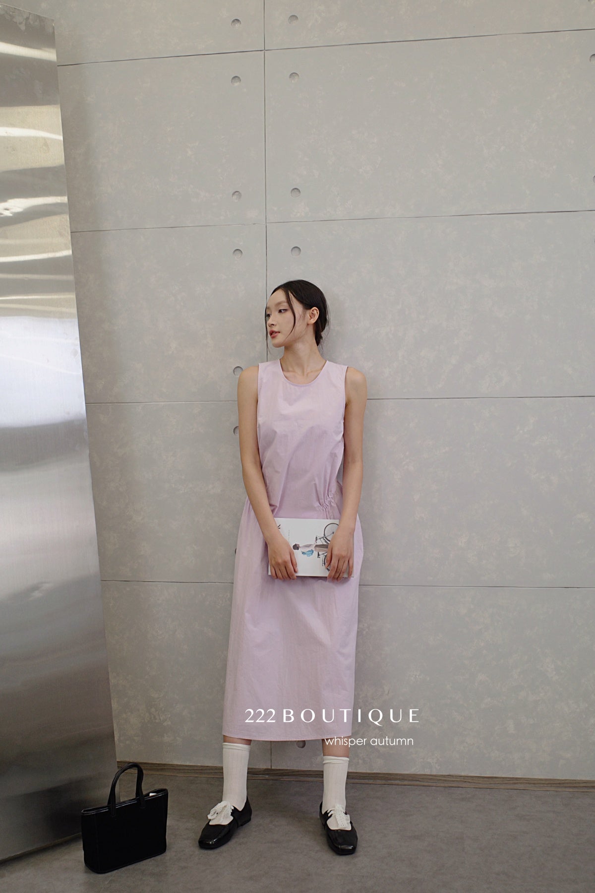 16v8 Tiered round-neck silk dress