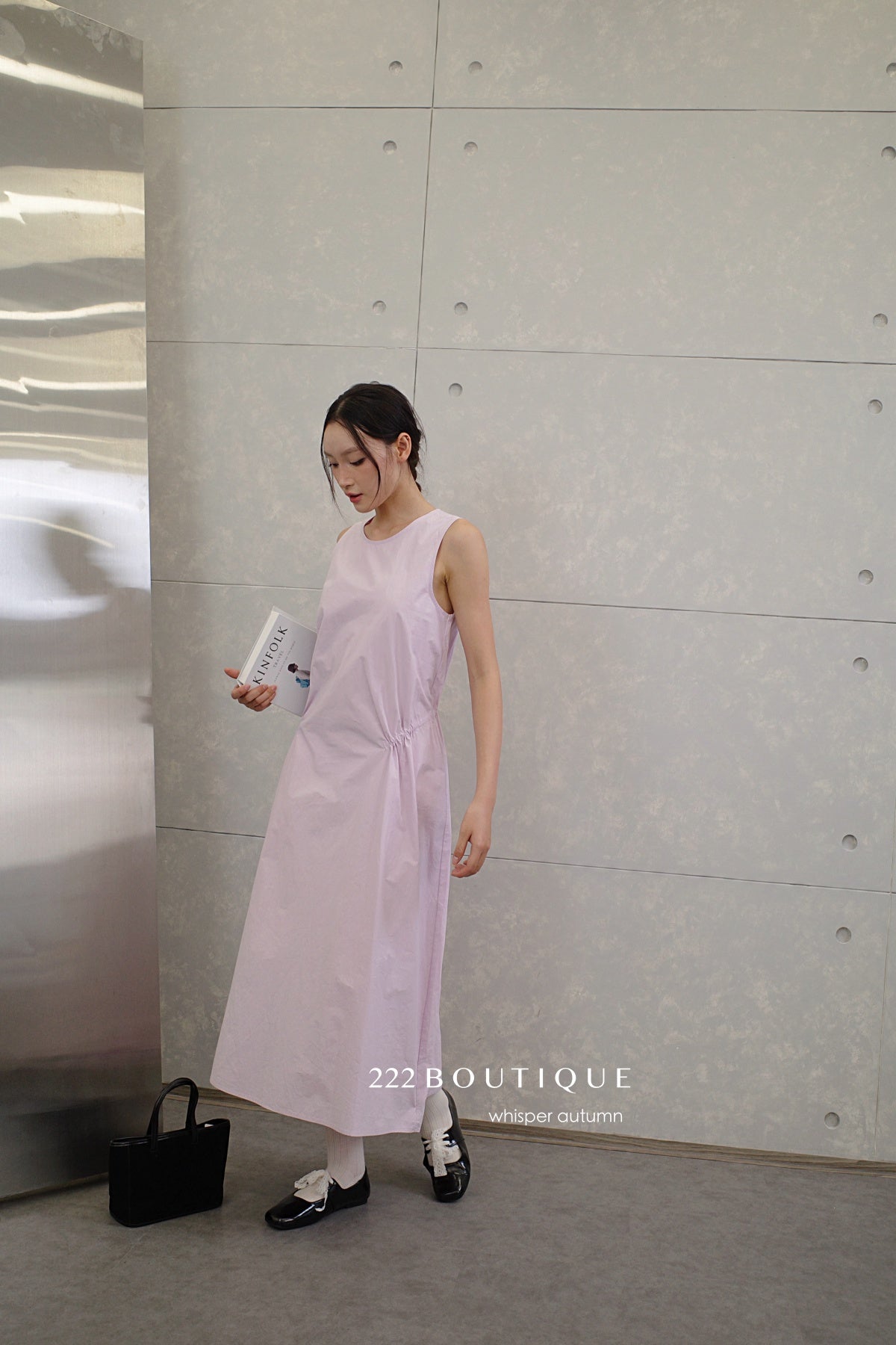 16v8 Tiered round-neck silk dress