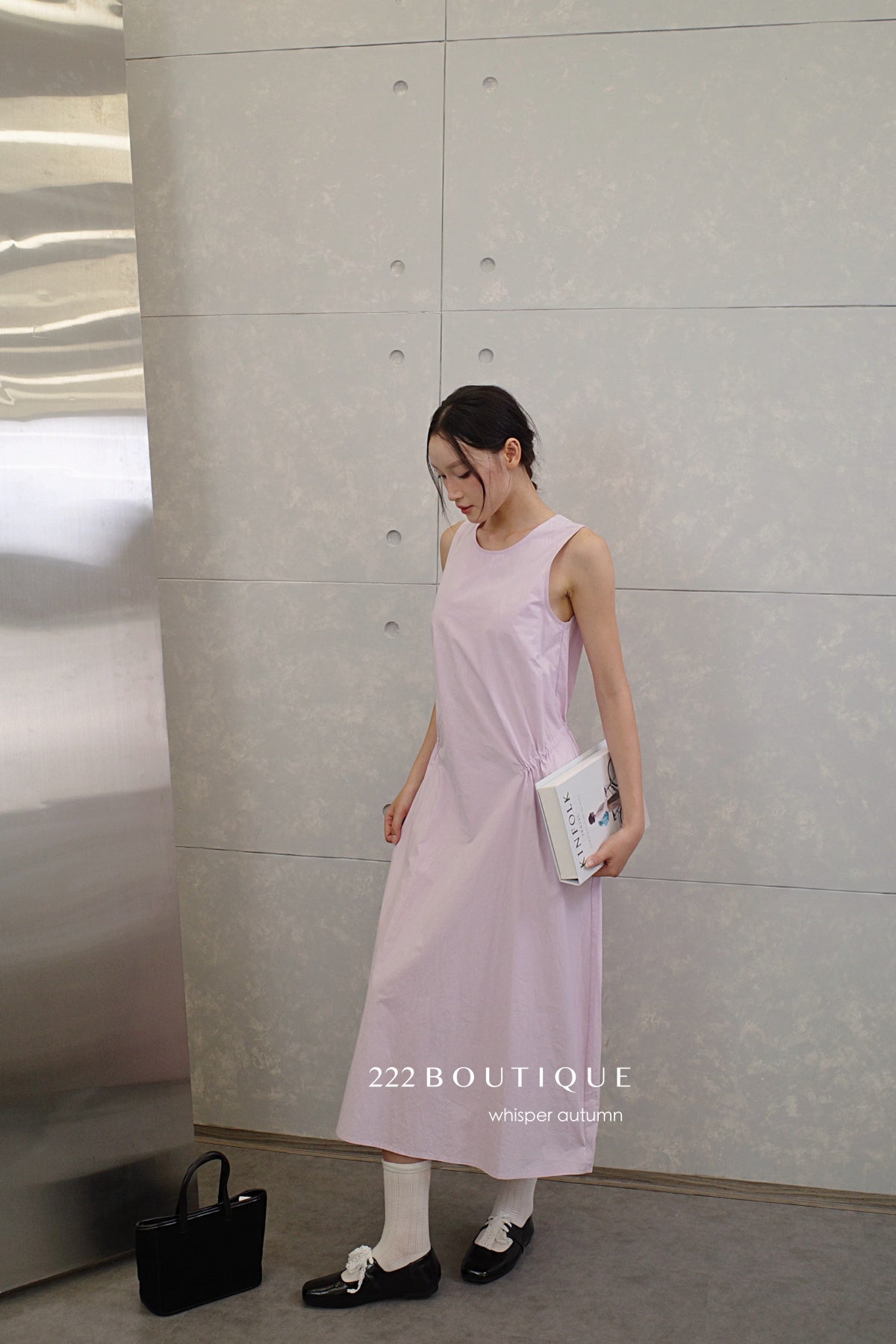 16v8 Tiered round-neck silk dress